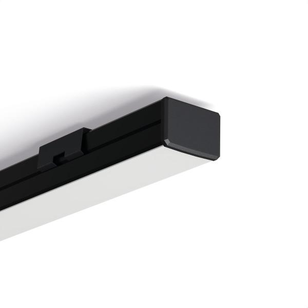 Dezente Befestigungslösung in schwarz